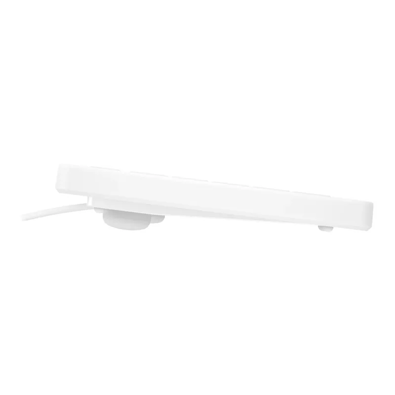Contour Design Contour Active Key QuickClean medicininės klaviatūros nuimamas dangtelis, pilno dydžio, laidinė, balta, PN C8112