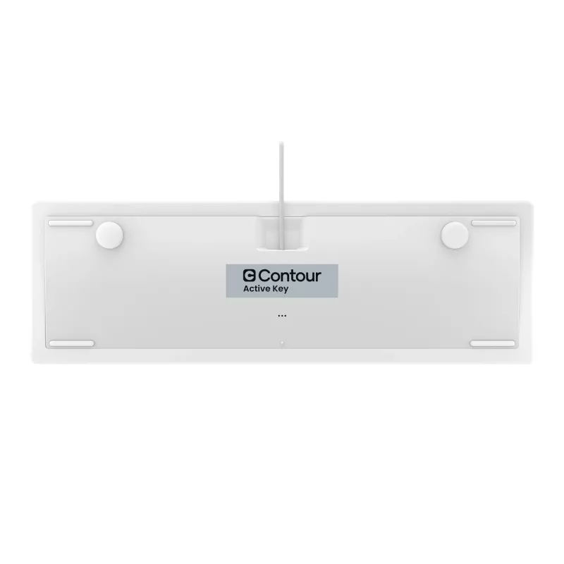 Contour Design Contour Active Key QuickClean Medicininė Klaviatūra IP68 Pilno Dydžio Laidinė Balta PN C8112