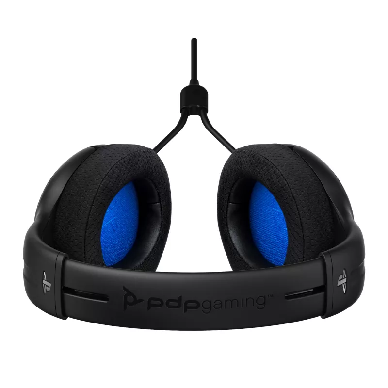 PDP LVL50 laidinės ausinės PS4 baltos - 50 mm garsiakalbis, laidinės, Laidinės, Žaidimų, Ausinės, Juoda