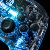 PDP Afterglow Juoda, permatomas žaidimų pultas analoginis / skaitmeninis Nintendo Switch, Nintendo Switch Lite, Nintendo Switch OLED