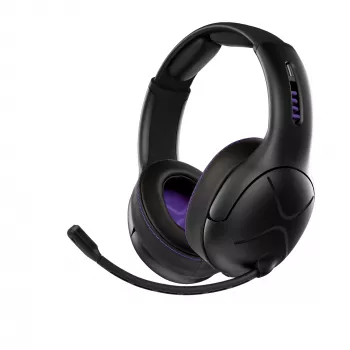 Ausinės VICTRIX Gambit Wireless — laidinis ir belaidis ryšys, 20–20000 Hz, 2 m kabelis, 301 g, juoda/violetinė