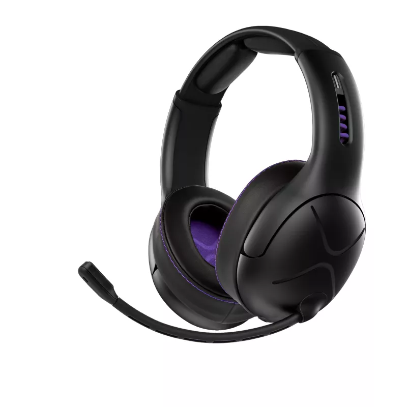Ausinės VICTRIX Gambit Wireless — laidinis ir belaidis ryšys, 20–20000 Hz, 2 m kabelis, 301 g, juoda/violetinė
