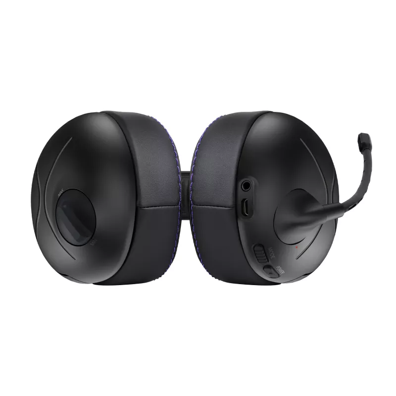 Ausinės VICTRIX Gambit Wireless — laidinis ir belaidis ryšys, 20–20000 Hz, 2 m kabelis, 301 g, juoda/violetinė