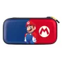 Kieto korpuso dėklas PDP plonas Deluxe Power Pose Mario, skirtas Nintendo – mėlynas/raudonas