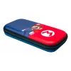 Kieto korpuso dėklas PDP plonas Deluxe Power Pose Mario, skirtas Nintendo – mėlynas/raudonas
