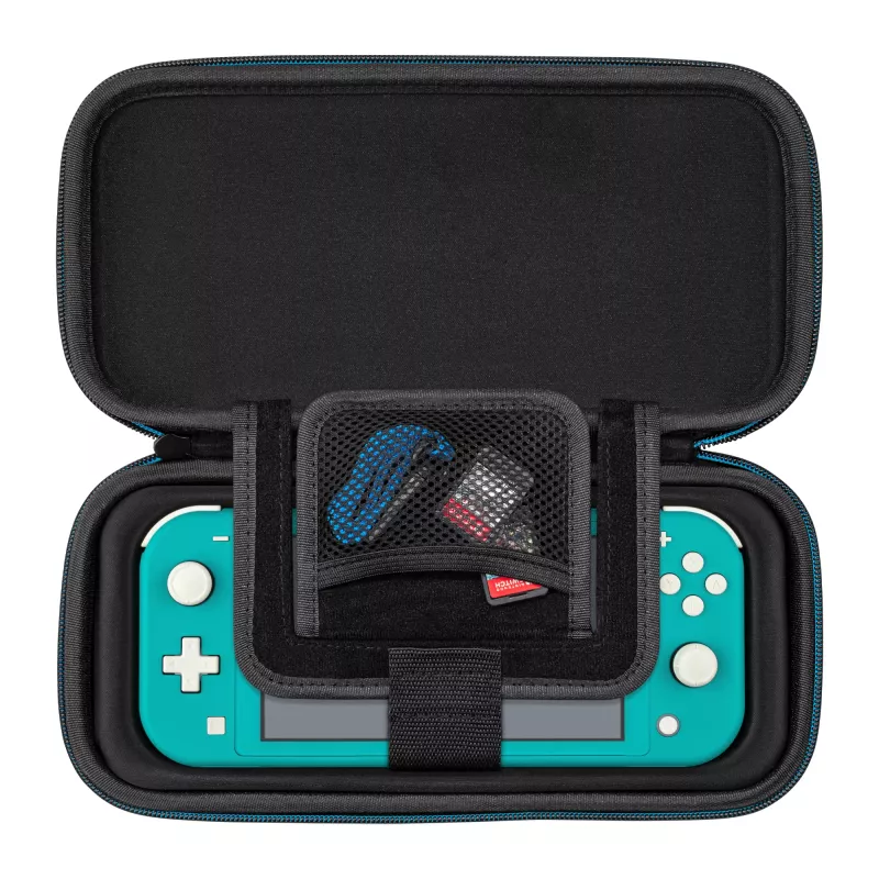 Kieto korpuso dėklas PDP plonas Deluxe Power Pose Mario, skirtas Nintendo – mėlynas/raudonas