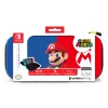 Kieto korpuso dėklas PDP plonas Deluxe Power Pose Mario, skirtas Nintendo – mėlynas/raudonas