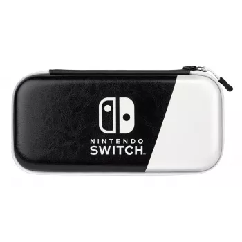 PDP plonas Deluxe: Juoda & White Hardshell case Nintendo Juoda, White