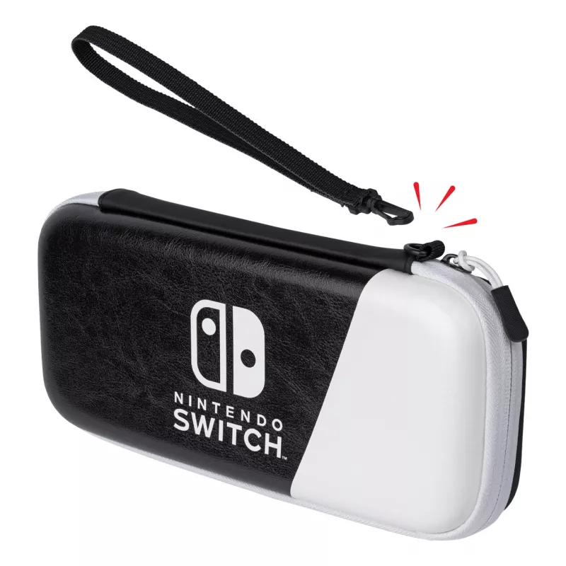 PDP plonas Deluxe: Juoda & White Hardshell case Nintendo Juoda, White