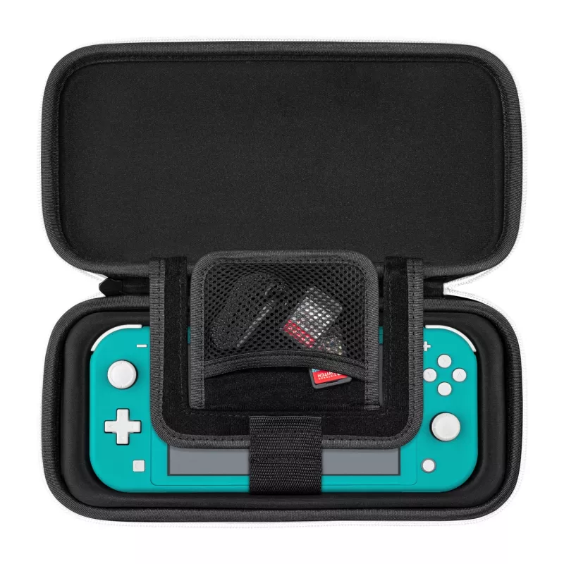 PDP plonas Deluxe: Juoda & White Hardshell case Nintendo Juoda, White