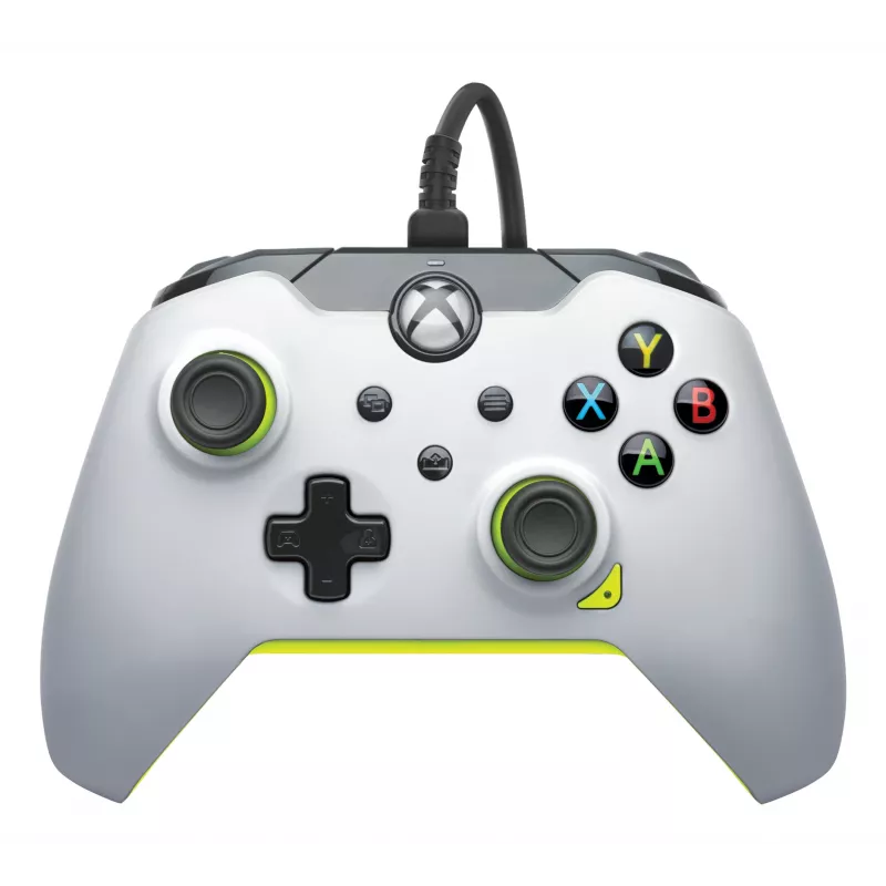 PDP Wired Controller: Electric White - Xbox Series X|S, Xbox One, Xbox, Windows 10/11