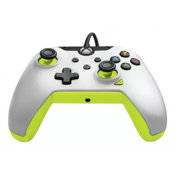 PDP Wired Controller: Electric White - Xbox Series X|S, Xbox One, Xbox, Windows 10/11