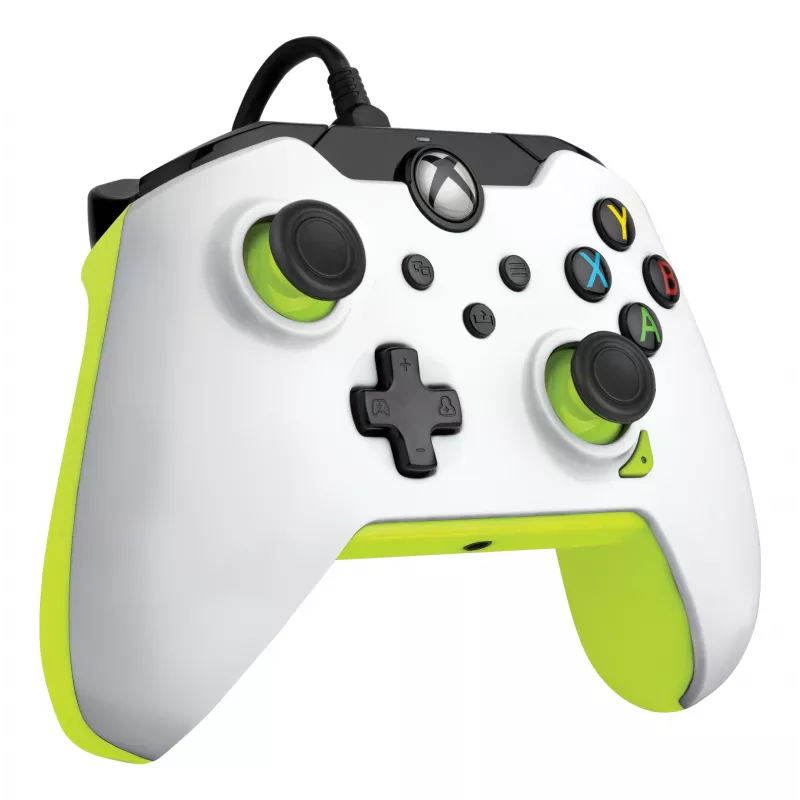 PDP Wired Controller: Electric White - Xbox Series X|S, Xbox One, Xbox, Windows 10/11