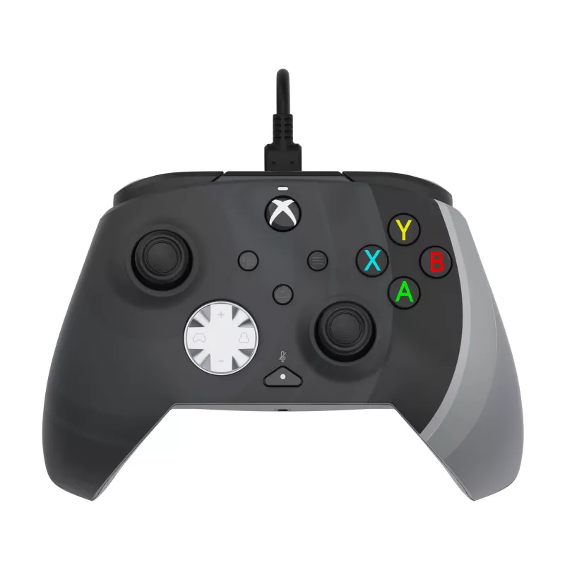 PDP Rematch juodas, baltas USB žaidimų pultas analoginis PC, Xbox One, Xbox Series S, Xbox Series X