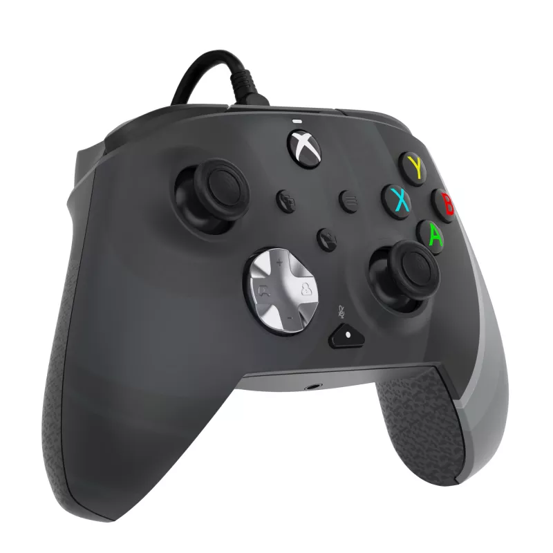 PDP Rematch juodas, baltas USB žaidimų pultas analoginis PC, Xbox One, Xbox Series S, Xbox Series X