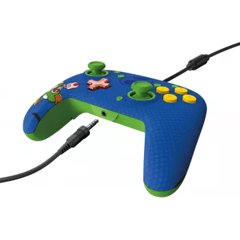 PDP REMATCH laidinis valdiklis: Yoshi & Toad, žaidimų pultas, Nintendo Switch, Nintendo Switch OLED, D-pad, Pradžios mygtukas, Analoginis / Skaitmeninis, Laidinis, USB
