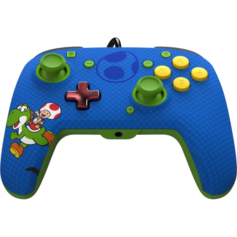 PDP REMATCH laidinis valdiklis: Yoshi & Toad, žaidimų pultas, Nintendo Switch, Nintendo Switch OLED, D-pad, Pradžios mygtukas, Analoginis / Skaitmeninis, Laidinis, USB