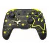 PDP REMATCH GLOW juodas, geltonas belaidis žaidimų pultas analoginis / skaitmeninis, skirtas Nintendo Switch, Nintendo Switch OLED