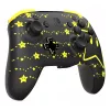 PDP REMATCH GLOW juodas, geltonas belaidis žaidimų pultas analoginis / skaitmeninis, skirtas Nintendo Switch, Nintendo Switch OLED