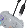 PDP Afterglow Wave pilkas USB žaidimų pultas analoginis / skaitmeninis, skirtas Nintendo Switch, Nintendo Switch OLED