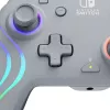 PDP Afterglow Wave pilkas USB žaidimų pultas analoginis / skaitmeninis, skirtas Nintendo Switch, Nintendo Switch OLED