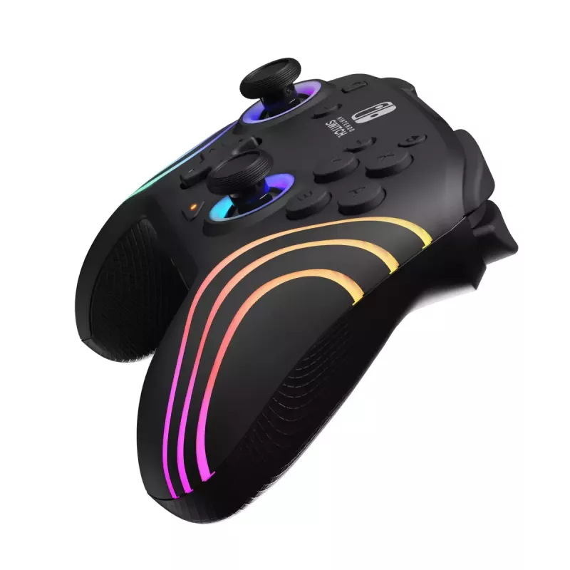 PDP Afterglow Wave Juoda USB žaidimų valdiklis Analoginis / Skaitmeninis Nintendo Switch, Nintendo Switch Lite, Nintendo Switch OLED