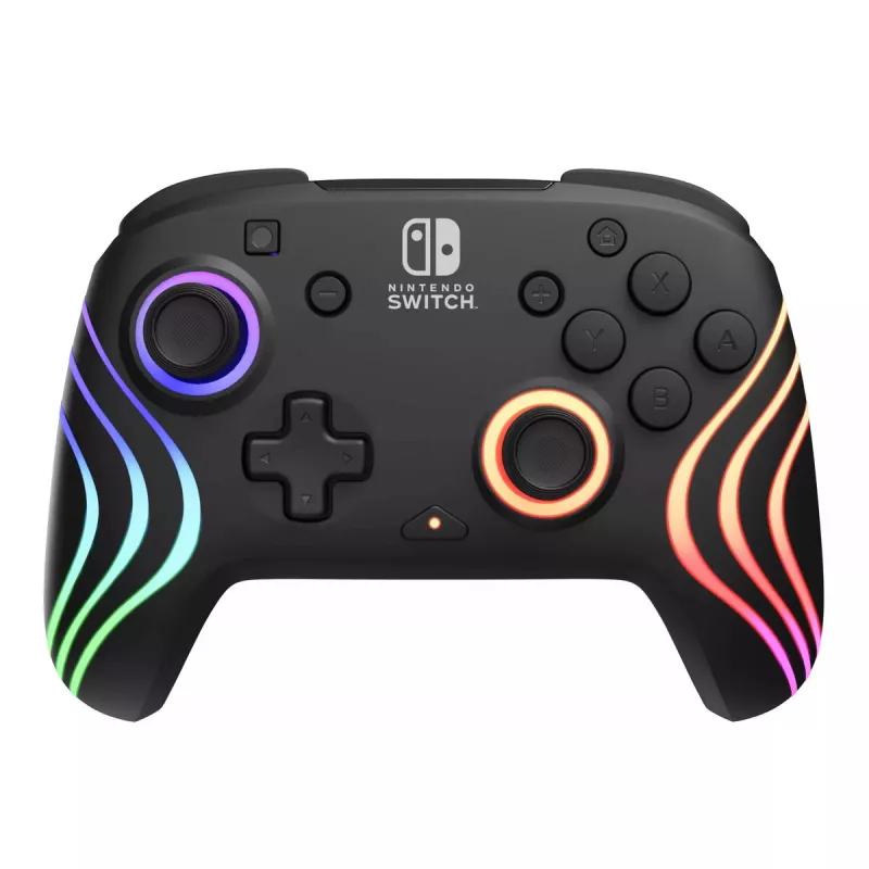 PDP Afterglow Wave Juoda USB žaidimų valdiklis Analoginis / Skaitmeninis Nintendo Switch, Nintendo Switch Lite, Nintendo Switch OLED
