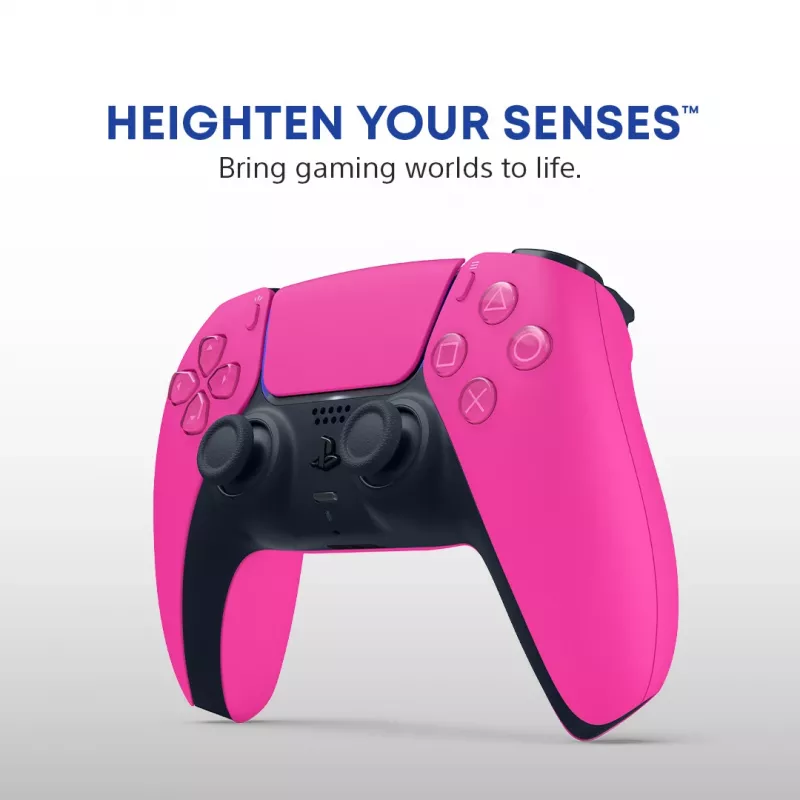 Žaidimų pultelis Sony DualSense v3, skirtas PlayStation 5 – rožinis, Bluetooth ir USB Type-C, įmontuota baterija