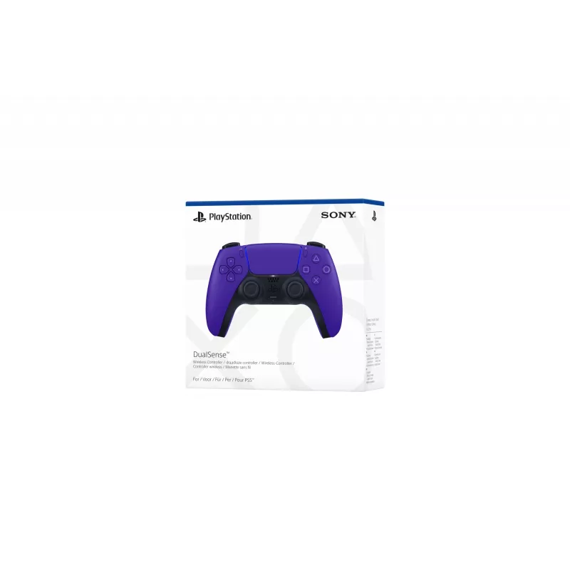 Sony belaidis valdiklis DualSense Galactic Purple V2, žaidimų pultas, PlayStation 5, Atgal mygtukas, Meniu mygtukas, Pradžios mygtukas, Analoginis / skaitmeninis, Įvairios, Laidinis ir belaidis