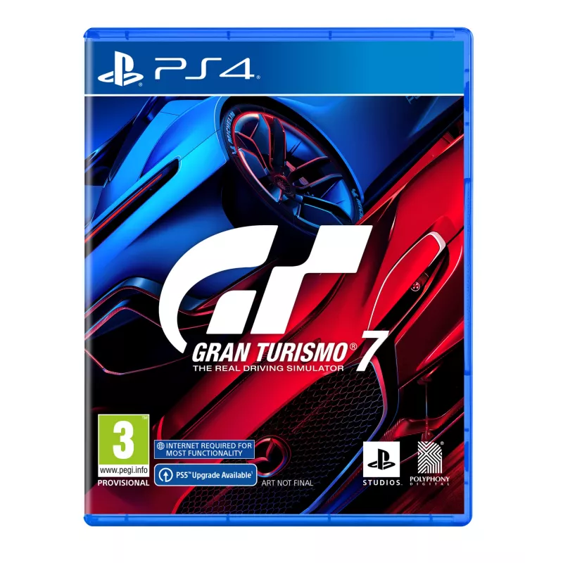Sony Gran Turismo 7, standartinis leidimas, kelių kalbų, PlayStation 4