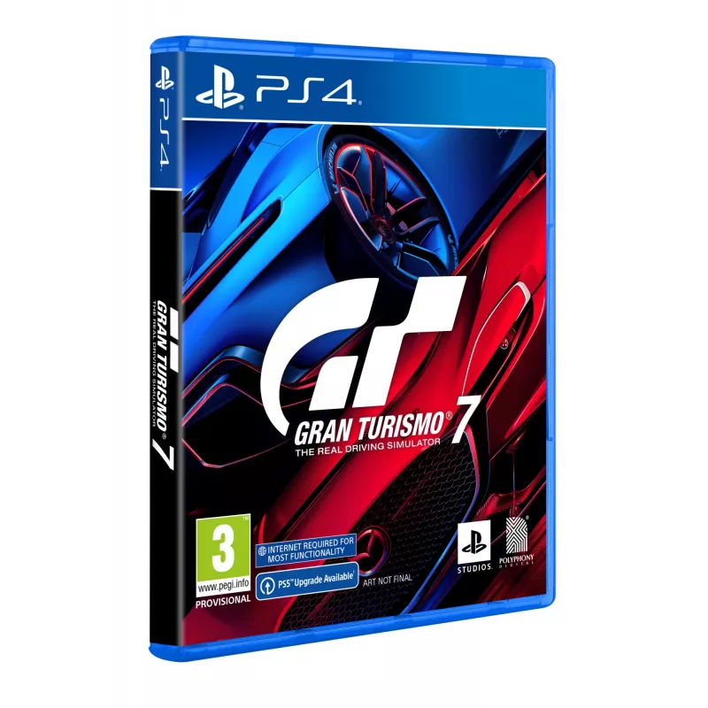 Sony Gran Turismo 7, standartinis leidimas, kelių kalbų, PlayStation 4