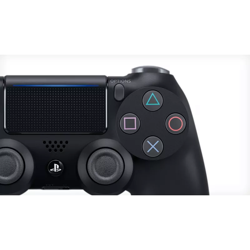 Sony DualShock 4 V2 Jet Juoda, žaidimų pultelis, PlayStation 4, D-pad, analoginė / skaitmeninė, įvairios, laidinis ir belaidis
