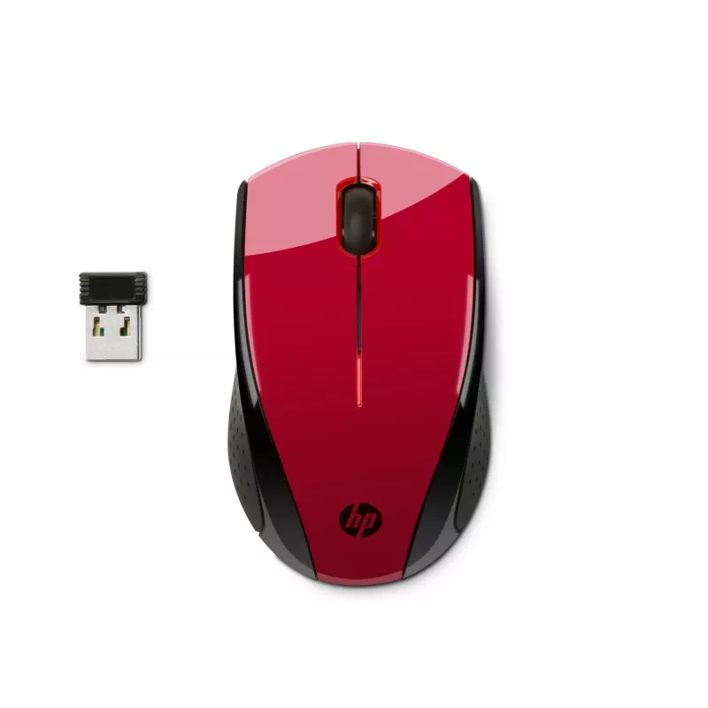 HP X3000 Sunset Red belaidė pelė, abiem rankoms tinkama, optinė, RF belaidė, 1200 DPI, raudona