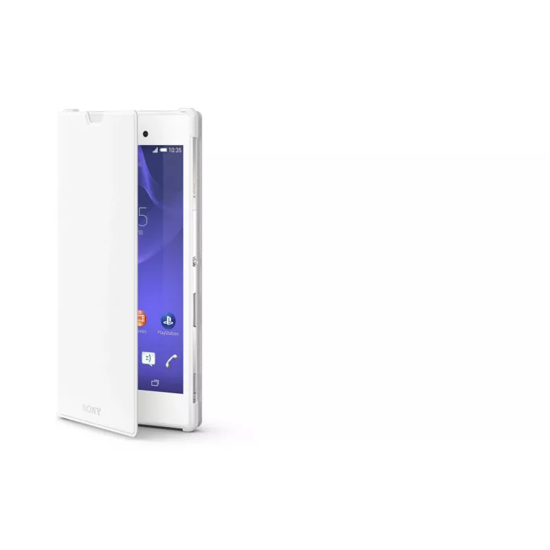 Folio tipo dėklas Sony 1280-1575 mobiliojo telefono dėklas baltas