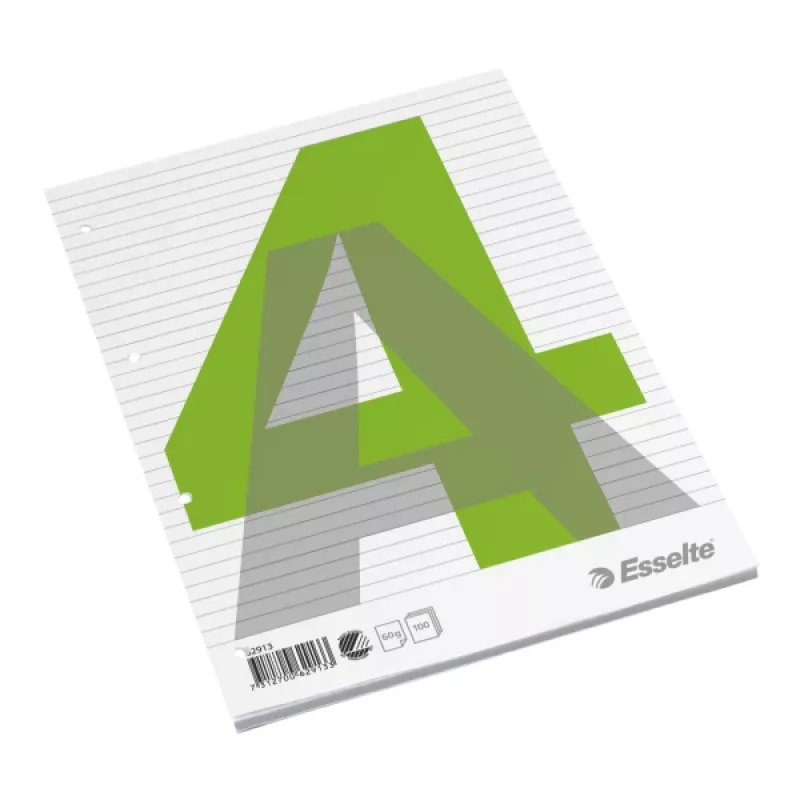 Esselte klijuotas bloknotas A4, linijuotas –