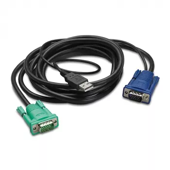 KVM laidas APC AP5822, USB-A į KVM, ilgis 3,66 m, juodas