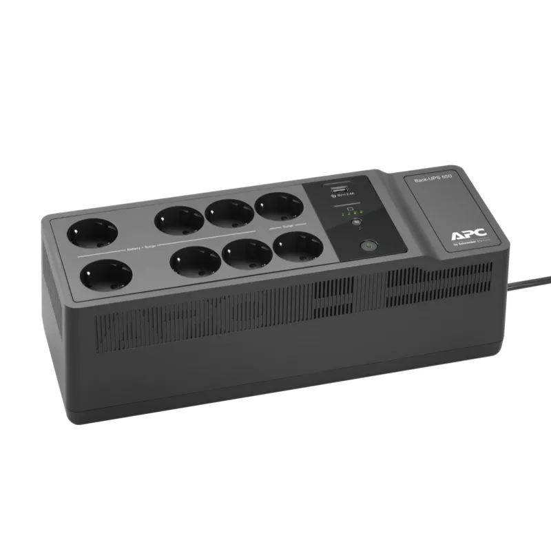 APC BE650G2-IT nepertraukiamo maitinimo šaltinis (UPS) budėjimo režimo (Offline) 0,65 kVA 400 W