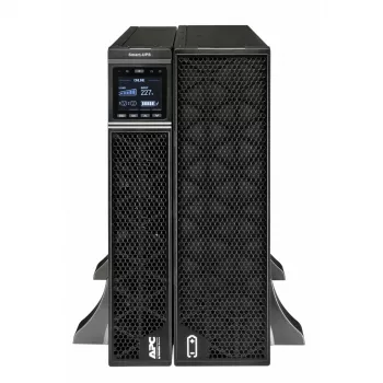APC Smart-UPS On-Line, 8kVA/8kW, montuojamas stovu / bokšte, 230V, 2x IEC C13+1x IEC C19+laidinis 3 laidų (H+N+E) lizdai, tinklo plokštė, be montavimo bėgelių