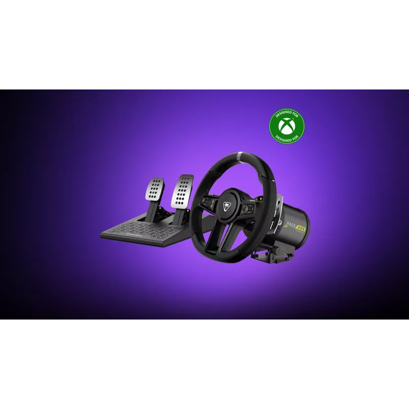 Lenktynių vairas ir pedalai „Turtle Beach VelocityOne Race KD3“ laidinis belaidis