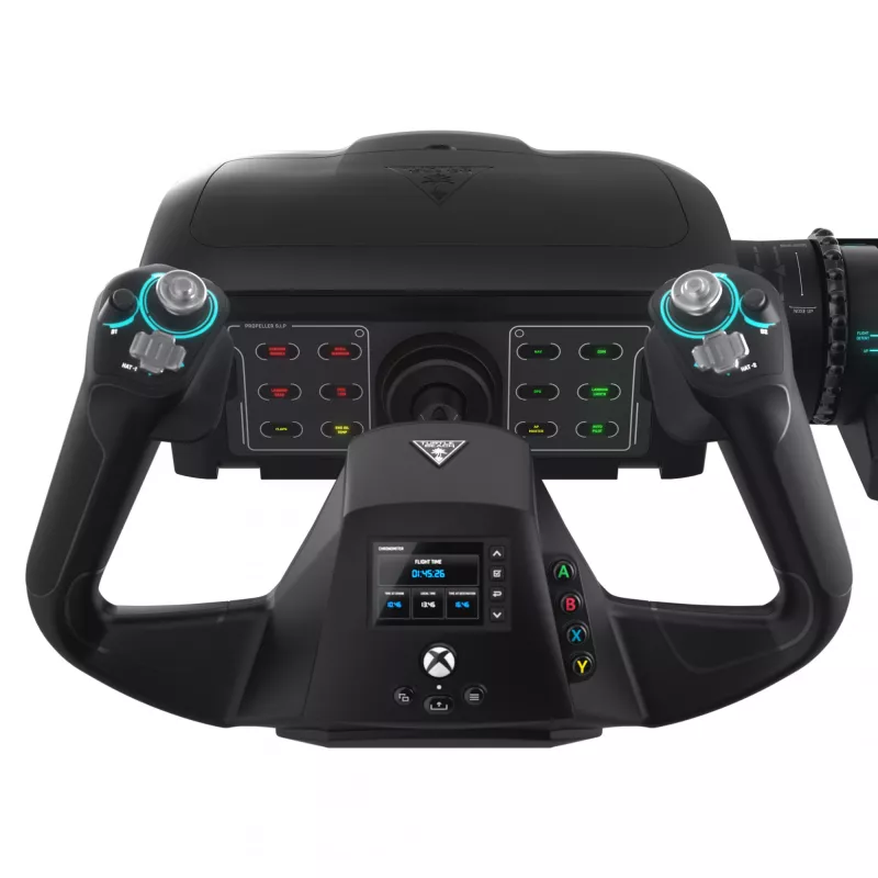 Flight Sim Turtle Beach VelocityOne Flight Juoda USB Analogue Digital PC Xbox