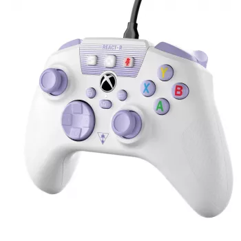 Turtle Beach REACT-R Purple, White USB Gamepad PC, Xbox One, Xbox One S, Xbox One X, Xbox Series S, Xbox Series X