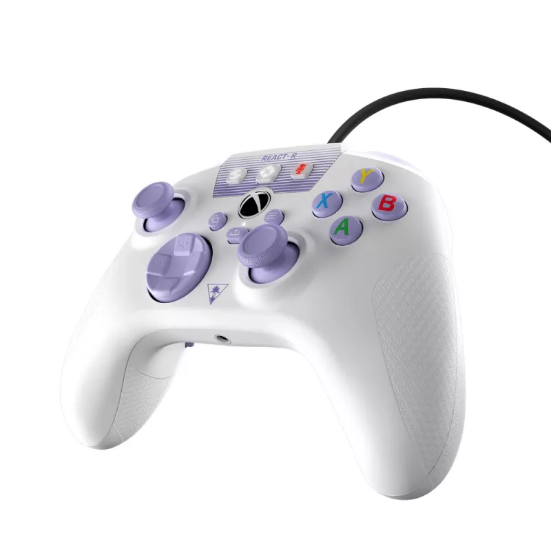 Turtle Beach REACT-R Purple, White USB Gamepad PC, Xbox One, Xbox One S, Xbox One X, Xbox Series S, Xbox Series X