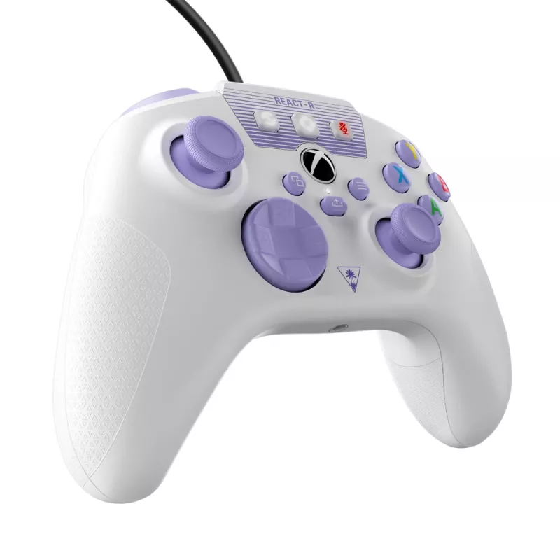 Turtle Beach REACT-R Purple, White USB Gamepad PC, Xbox One, Xbox One S, Xbox One X, Xbox Series S, Xbox Series X
