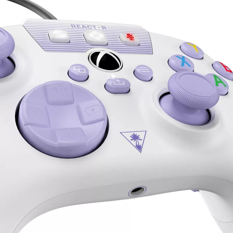 Turtle Beach REACT-R Purple, White USB Gamepad PC, Xbox One, Xbox One S, Xbox One X, Xbox Series S, Xbox Series X