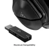 Ausinės Turtle Beach Stealth 600 Gen 2 MAX — laidinis ir belaidis ryšys, USB-C, Circumaural, 20–20000 Hz, juodos