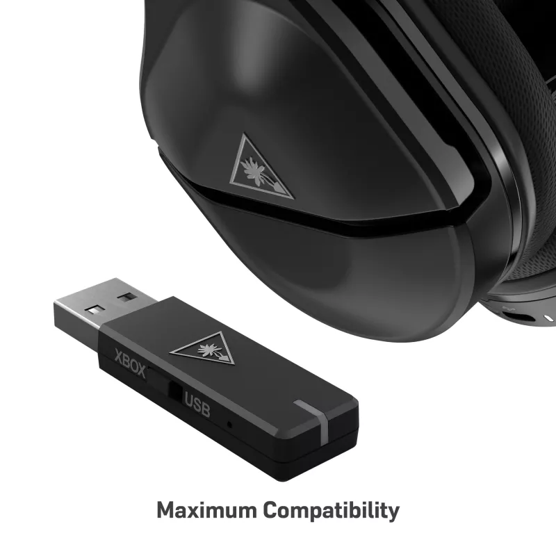 Ausinės Turtle Beach Stealth 600 Gen 2 MAX — laidinis ir belaidis ryšys, USB-C, Circumaural, 20–20000 Hz, juodos