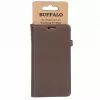 Buffalo 657525 mobiliojo telefono dėklas 14 cm (5,5 colio) Folio Rudas