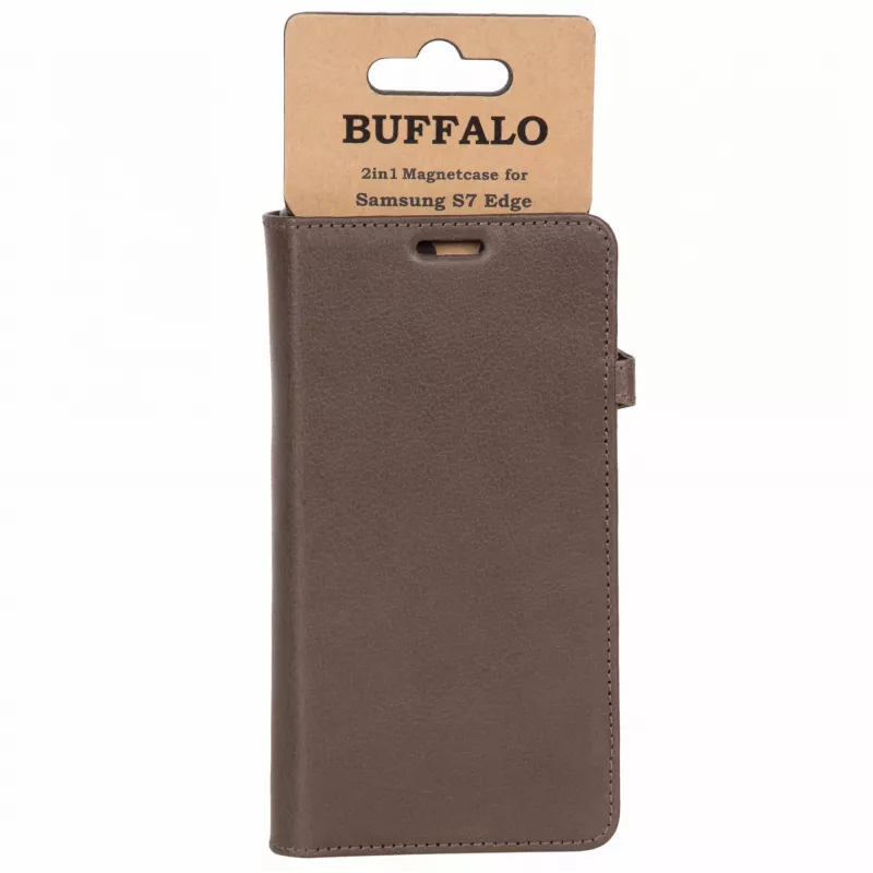 Buffalo 657525 mobiliojo telefono dėklas 14 cm (5,5 colio) Folio Rudas