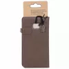 Buffalo 657525 mobiliojo telefono dėklas 14 cm (5,5 colio) Folio Rudas