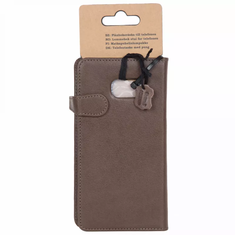 Buffalo 657525 mobiliojo telefono dėklas 14 cm (5,5 colio) Folio Rudas